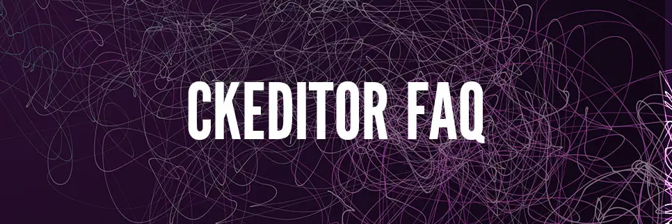 Вопросы и ответы по CKEditor